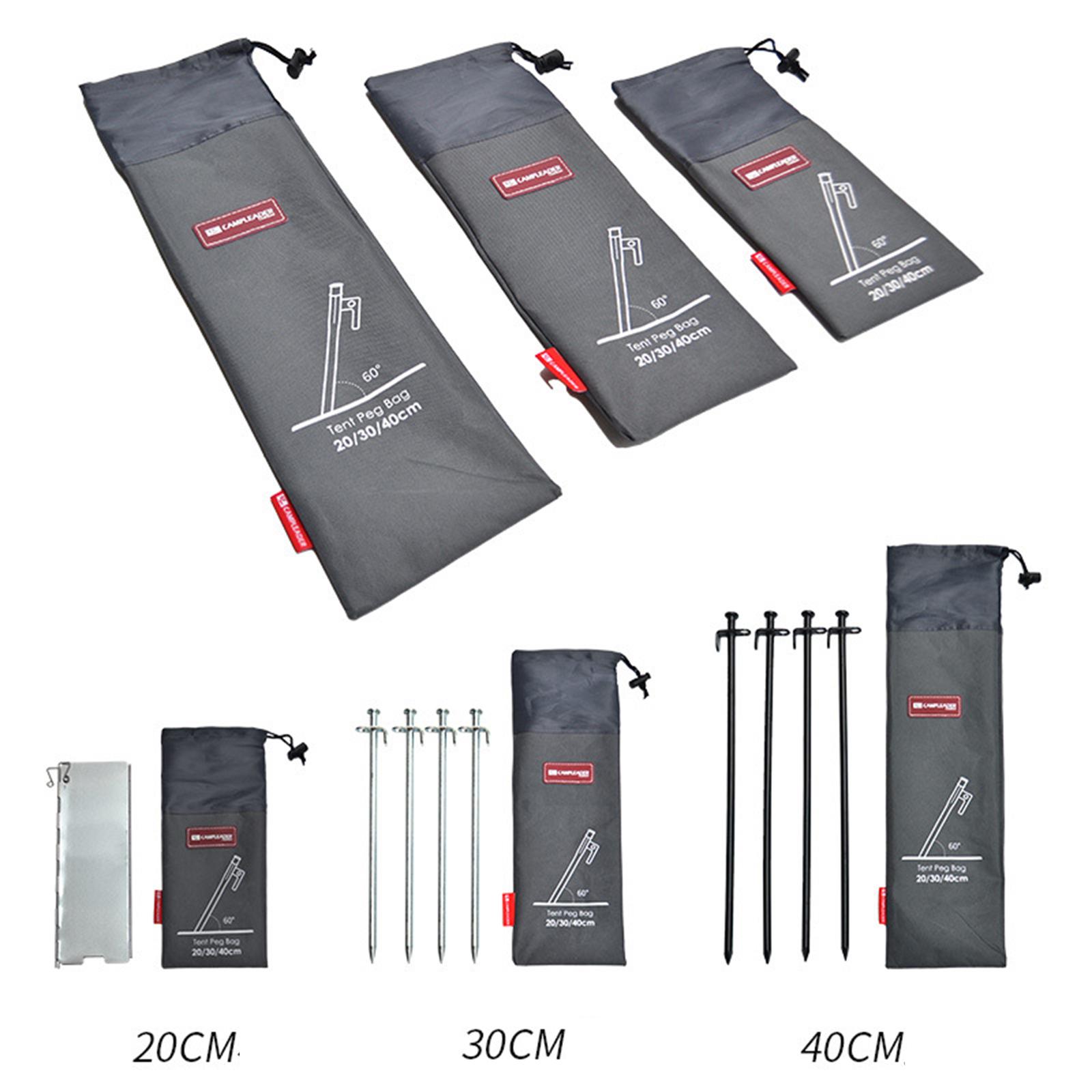 Cheap Goat Tents Camping Tent Stakes Holder Tent Peg Nails Container Storage Bag  Pouch Nylon Sack Camp Accesorries   